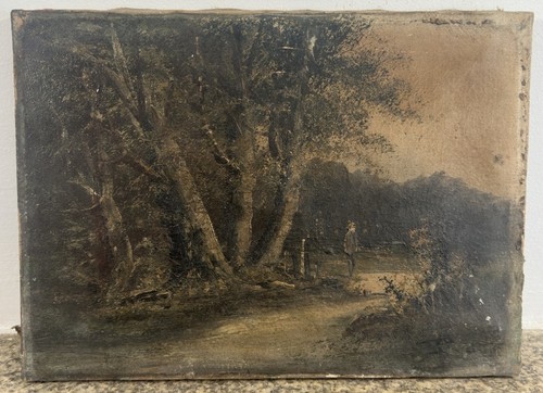 Huile sur toile signée - ,