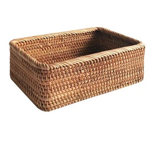 Panier osier tissé - 1x(panier, en