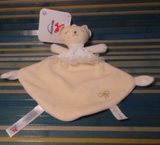 T5N / doudou plat chat blanc