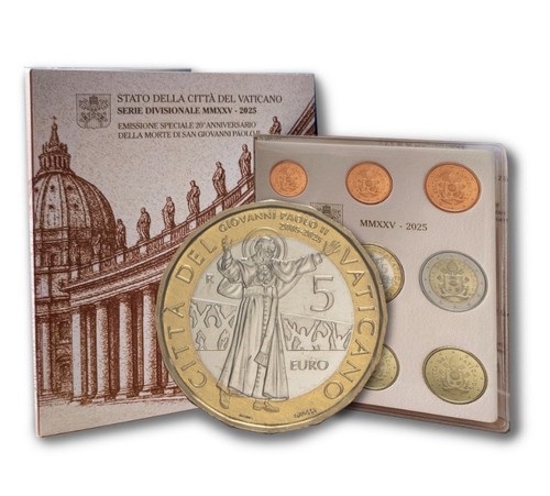 Coffret euro vatican 2025 - coffret,