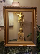 Ancien Grand Cadre Doré Tableaux peinture 