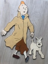 Maquette PLV Tintin et milou hergé , 1995?
