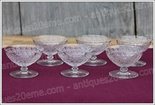 Set de 6 coupes en cristal de