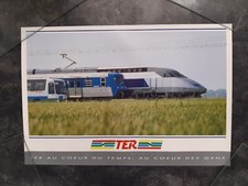SNCF : Superbe affiche TER : Transport Express Régional