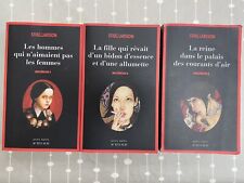 MILLENIUM la trilogie STIEG  LARSSON  - Actes Sud bon état