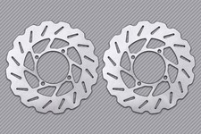 Disques Avant Wave Fixe SHURIKEN Quad 227mm POLARIS MAGNUM 425 6X6 1996-1997