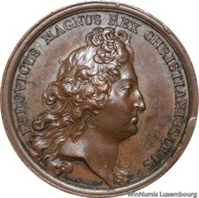 D9176 Rare Medal Spain Louis XIV Prise Ledira Catalogna 1707 UNC -> Make offer