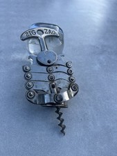 Rare TIRE BOUCHON ZIG ZAG 56 Ancien CORKSCREW KORKENZIEHER CAVATAPPI SACACORCHOS