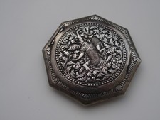 ANCIEN POUDRIER EN ARGENT