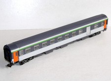 MOUGEL HO 1015 VOITURE CORAIL MIXTE VOYAGEUR 2e Cl WAGON BAGAGE AMENAGÉ + FEU AR