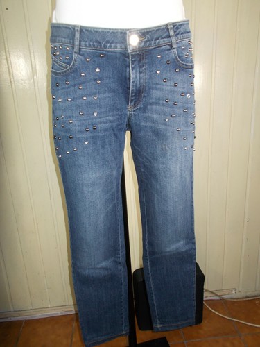 Pantalon jeans taille - 7/8,