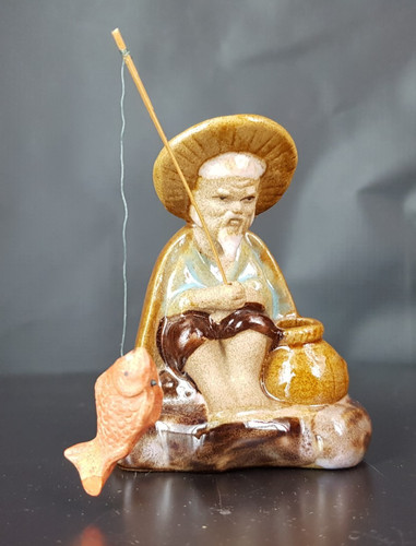 Figurine pêcheur - pêcheur, en