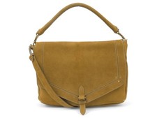 SAC A MAIN JEROME DREYFUSS RAYMOND BESACE CUIR SUEDE CAMEL BANDOULIERE BAG 750€