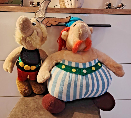 Peluche astérix obélix 40 - astérix+,