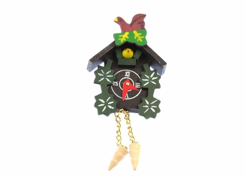 Coucou broche horloge - coucou,
