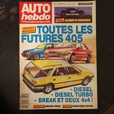 Auto hebdo 602 Sauber C8 Mercedes RAC Rally 1987 f1 nelson piquet 