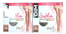lot de 2 collants DIM Sublim 17D voile effet Contouring T1 Miel doré