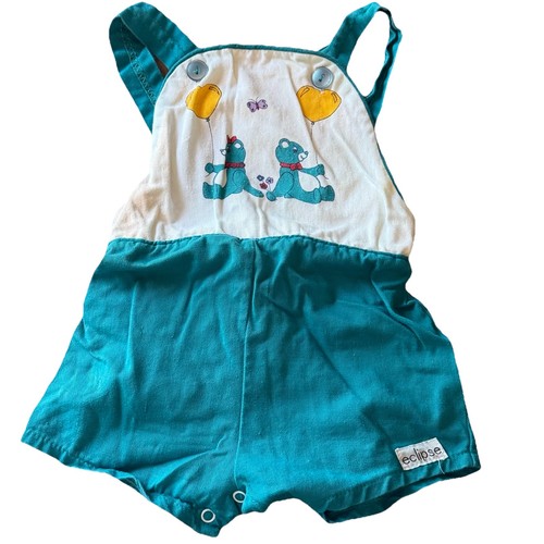Vintage 80s romper shortalls - vintage,