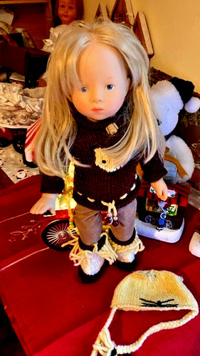 Poupee gotz blonde - blonde, cheveux