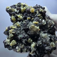 Fluorite fantôme colorée