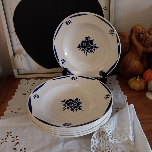 Anciennes assiettes creuses - anciennes,