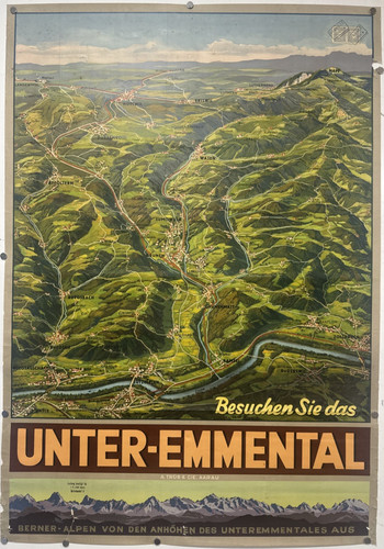 Unter emmental suisse affiche - unter-emmental,
