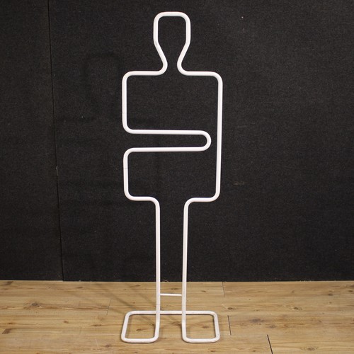 Valet nuit métal blanc - nuit,