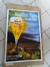 Tôle plaque émaillée bière