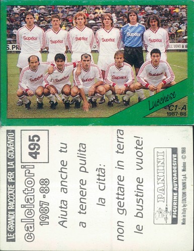 Calciatori panini 1987 - calciatori, 1987/88