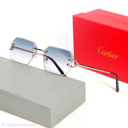 Cartier hexegon blue gradient - cartier,