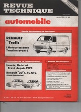 revue technique Renault trafic essence traction T800 T1000 R20 20 RTA