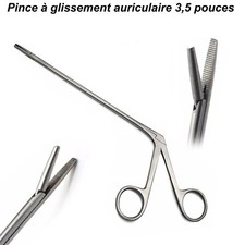 Pince ORL à glissement auriculaire 3,5 pouces corps étrangers Outils vétérinaire