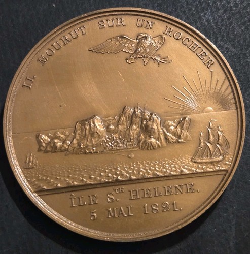 Médaille napoléon mort - médaille,