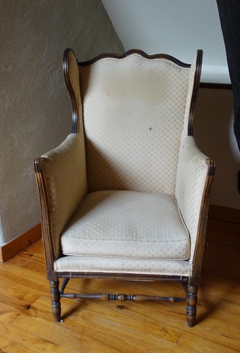 Fauteuil ancien bergère - ancien, à