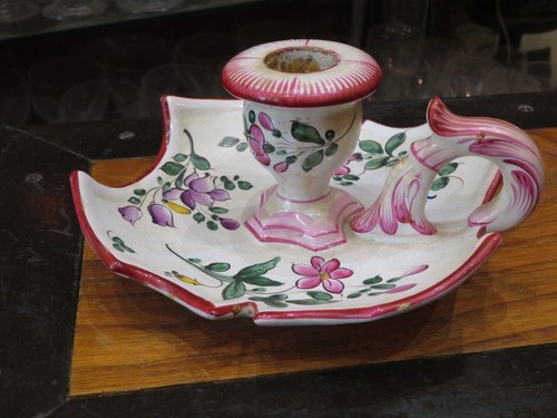 Ancien bougeoir main en - main,