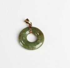 Chinese Jade Pendant and Gold