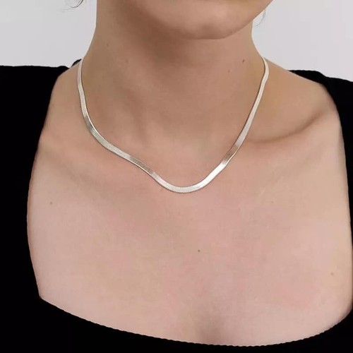 Chaîne plate collier acier