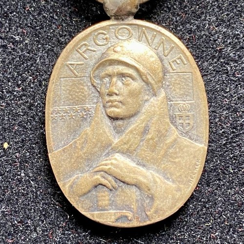 Argonne vauquois wwi bronze - vauquois,