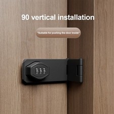 Verrou de sécurité pliant facile à installer pour armoires de réfrigérateur...