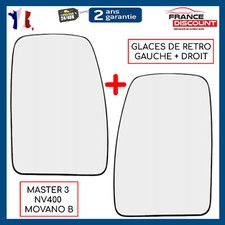 Glace de rétro DROIT + GAUCHE Master 3 NV400 Movano B 963655132R 963662420R