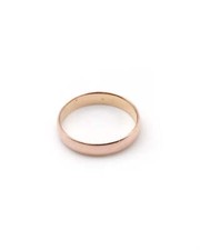 Alliance ancienne lisse en or