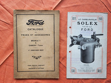 FORD  modèle T , Camion 1 Tonne /catalogue pièces et accessoires 01-1927 + solex