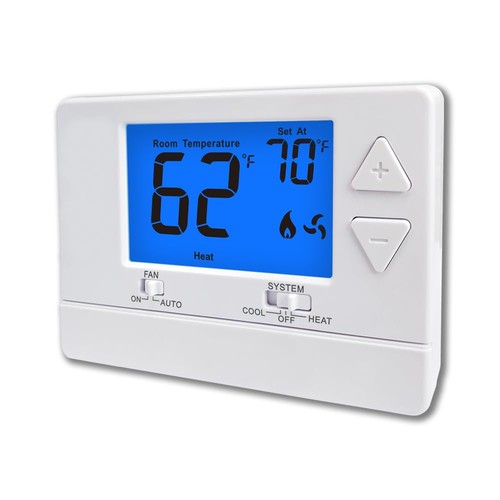 Nonprogrammable thermostat for - nonprogrammable,