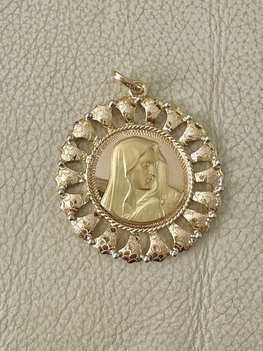 Médaille vierge 750 - or,
