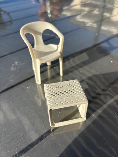 Miniture chaise table basse - et,