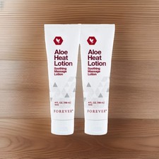 Forever Lot 2x Aloe Heat Lotion - Lotion de massage apaisante, 118 ml