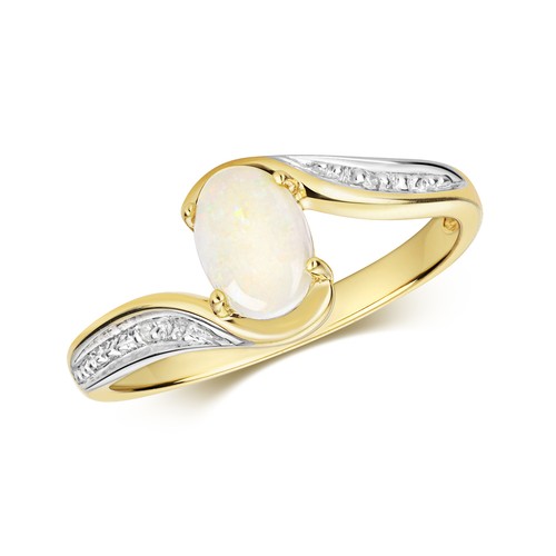 Bague femme jaune k carat - jaune, 9