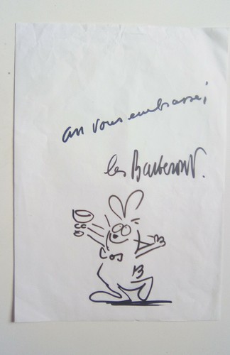 Dessin barberousse signé - de,