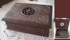 Ancienne Boite coffre Bretonne Artisanat Francais