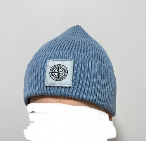 Ddp stone island cotton beanie - stone,
